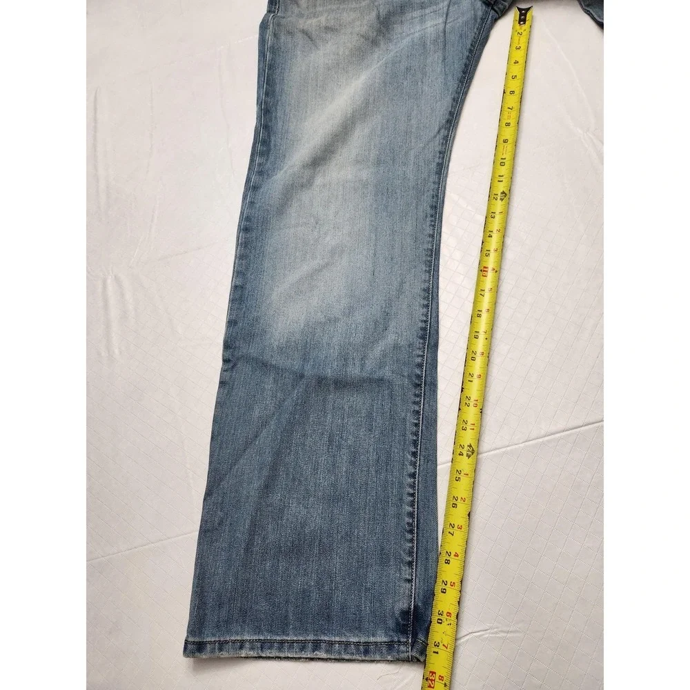 Levis 501 Jeans Mens 38x32 Blue Medium Wash‎ Straight Leg Button Fly Denim Pants